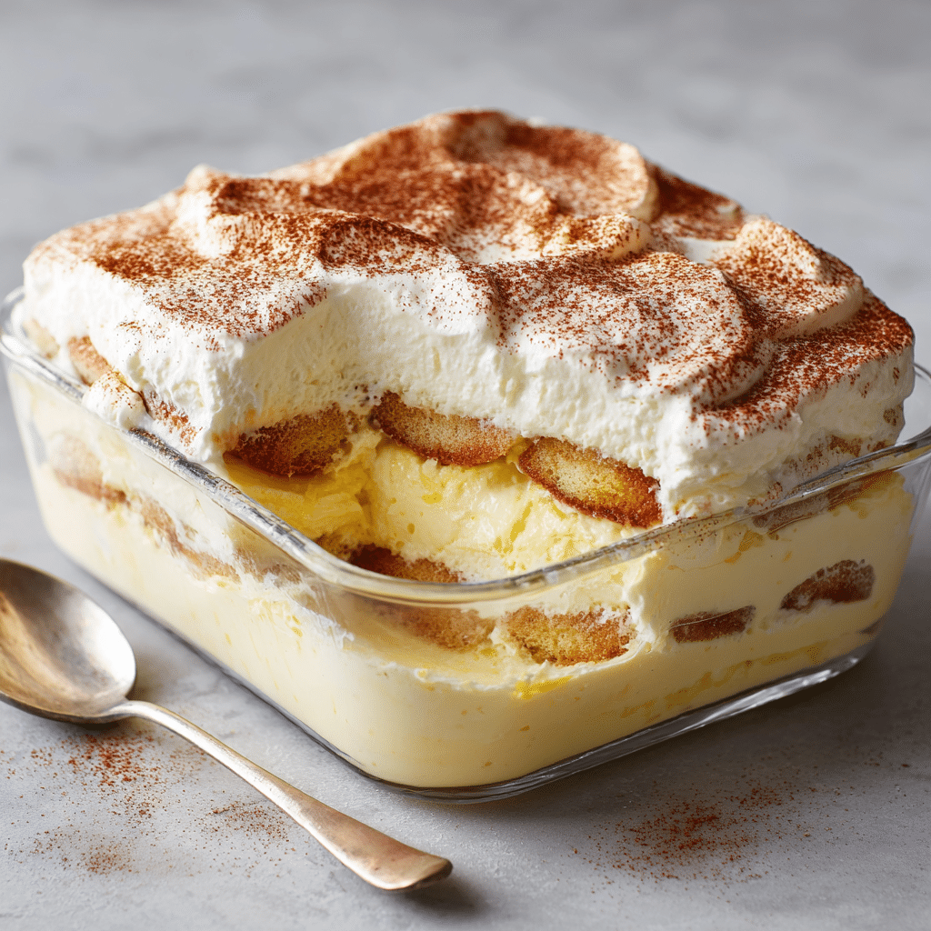 A creamy, citrus-kissed twist on the classic Italian tiramisu.