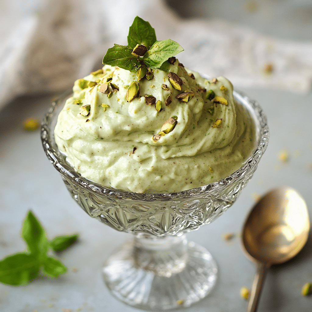 Homemade pistachio cream in a jar with spoon and shelled pistachios