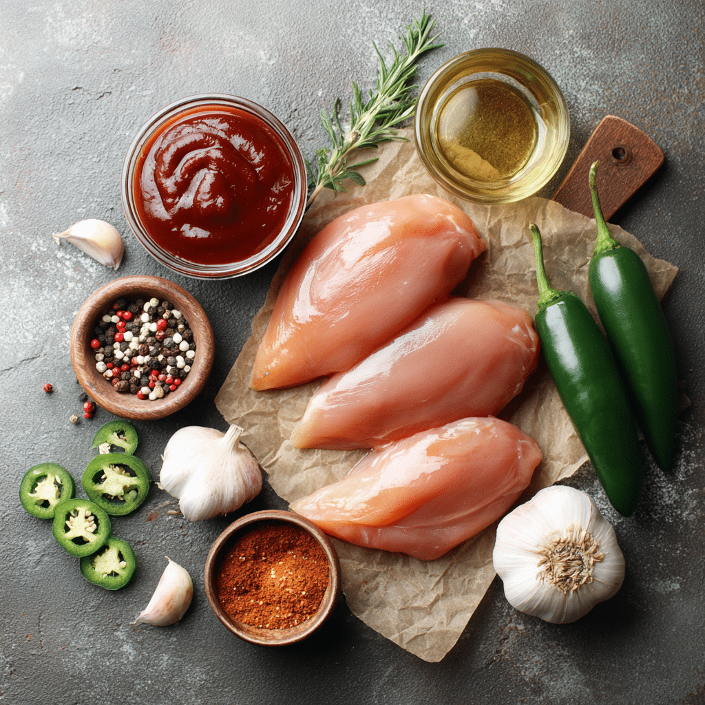 pulled chicken sandwich ingredients