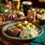 Traditional Irish coleslaw served with hearty Irish mains