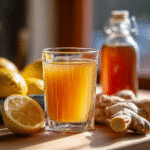 Zepbound natural recipe detox drink on a kitchen counter