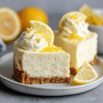 No-Bake Lemon Cheesecake (Low-Carb).