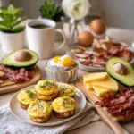 Easy keto breakfast ideas for beginners table setting