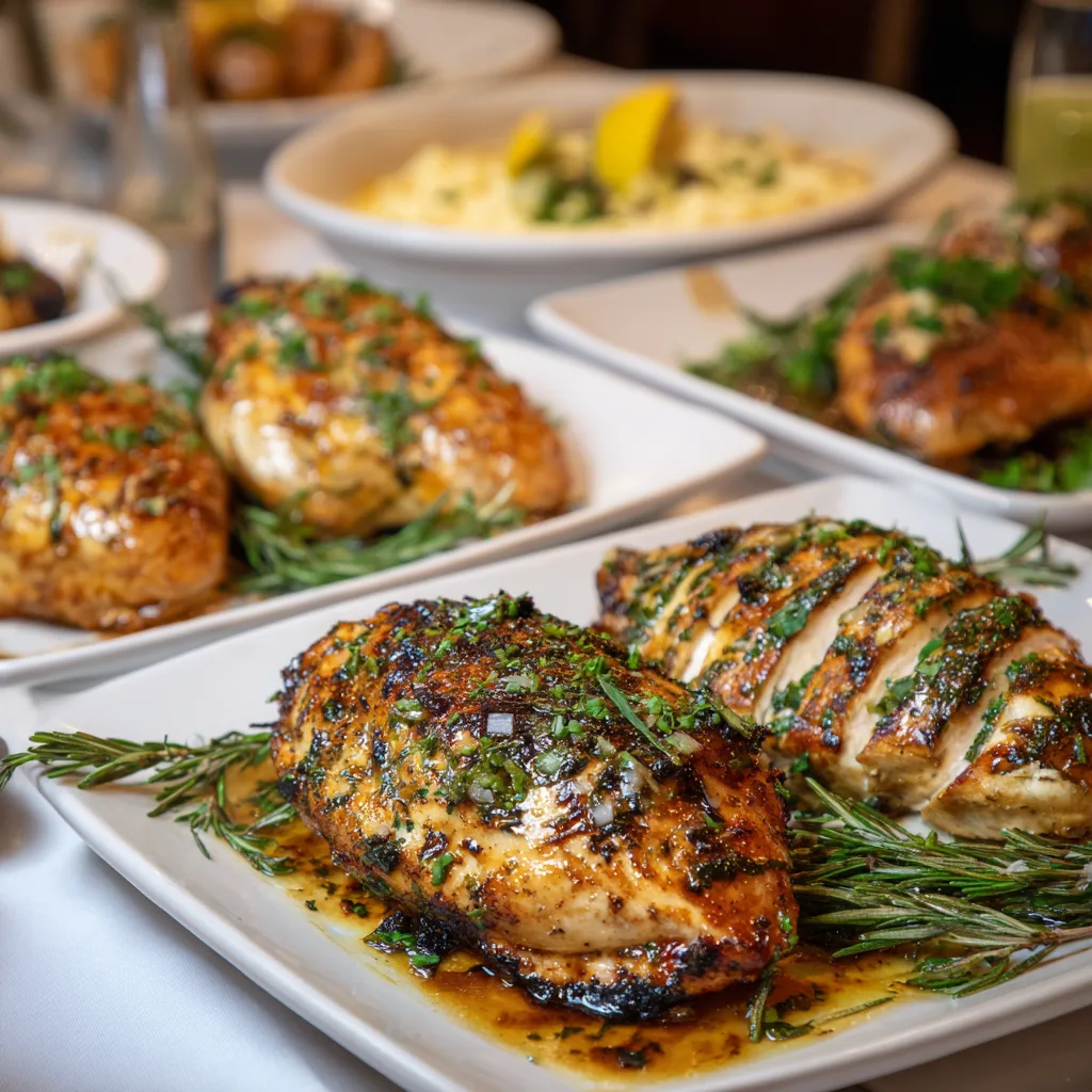 Chicken breast recipes dinner spread