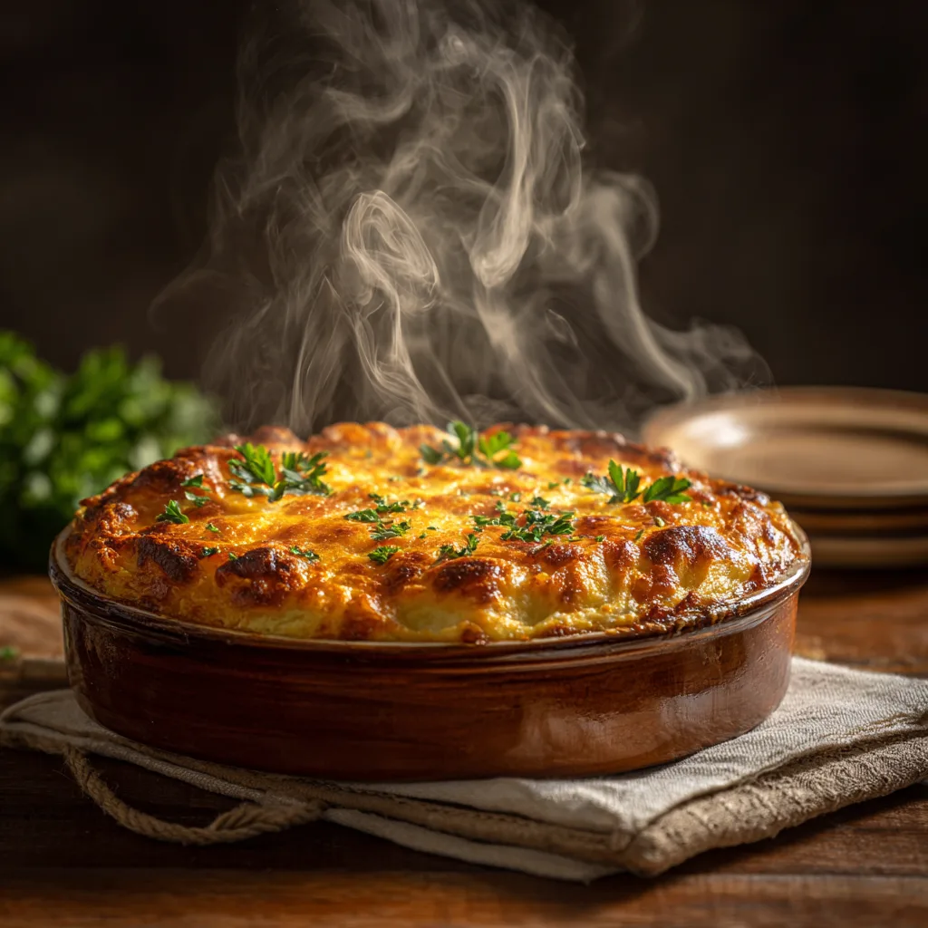 Keto casseroles in rustic kitchen scene