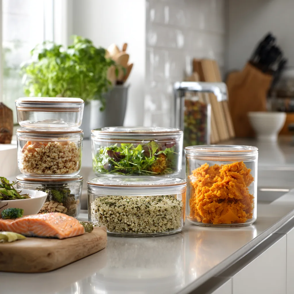 Anti-inflammatory meal prep containers