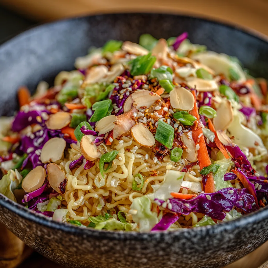 Crunchy Asian Ramen Noodle Salad – A Cold Salad Recipe Favorite!