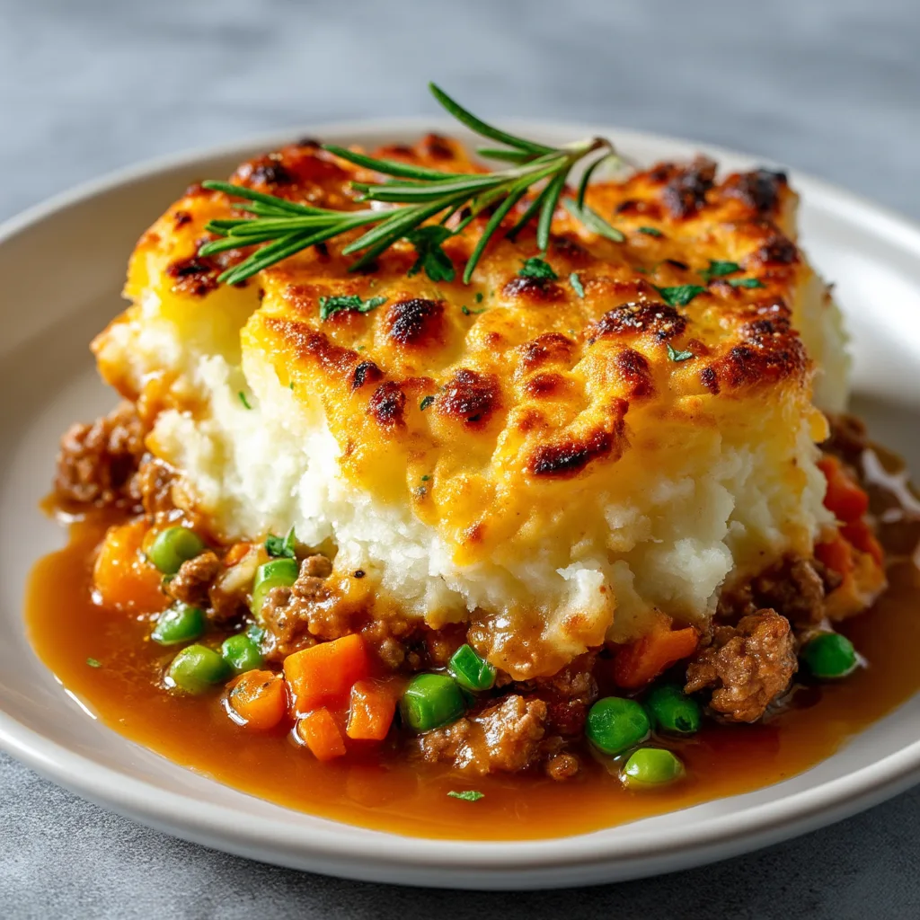 Easy Ground Chicken Shepherd’s Pie