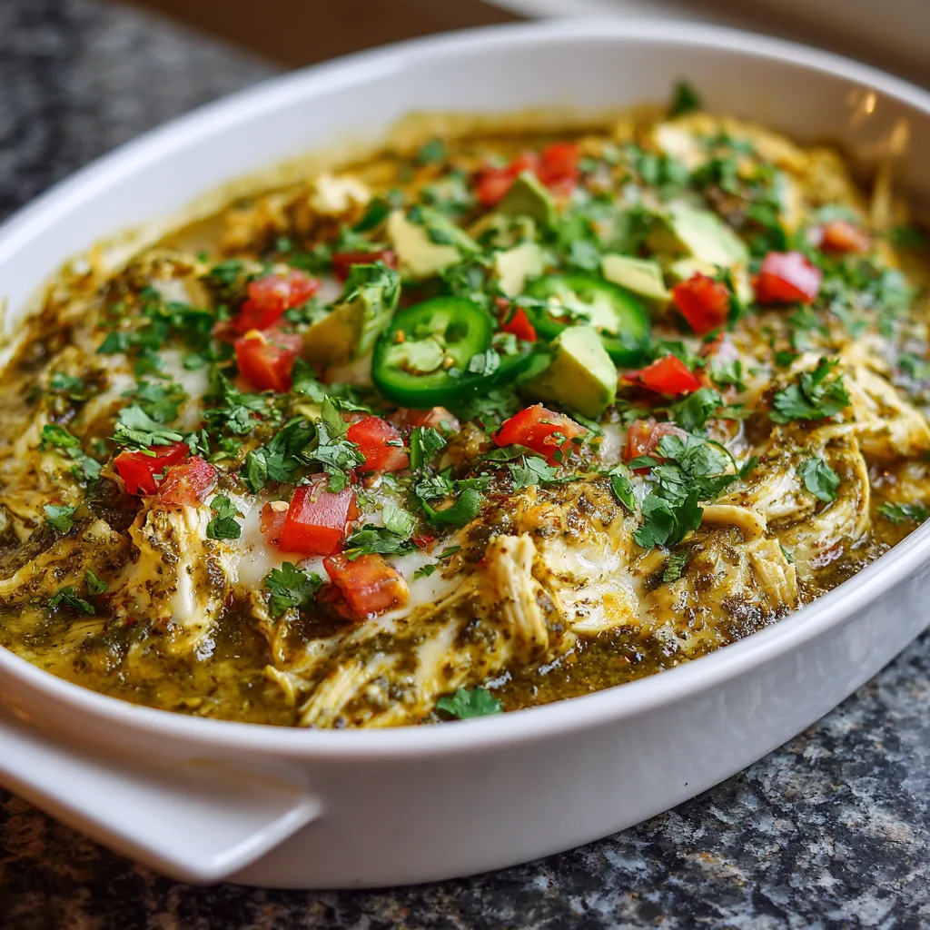 Easy Salsa Verde Chicken Casserole | Easy Weeknight Dinners