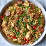 Easy High Protein Chicken Jambalaya – Classic Cajun Rice Dinner for Busy Weeknights