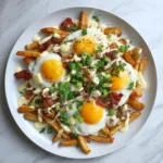 Loaded Breakfast Poutine with Hollandaise – Ultimate Lazy Dinner & Supper Idea