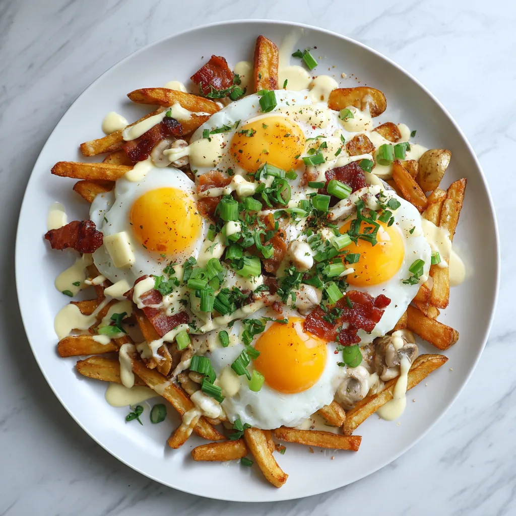 Loaded Breakfast Poutine with Hollandaise – Ultimate Lazy Dinner & Supper Idea