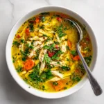 Immune-Boosting Turmeric Chicken Soup | Anti-Inflammatory Clean Eating Recipe