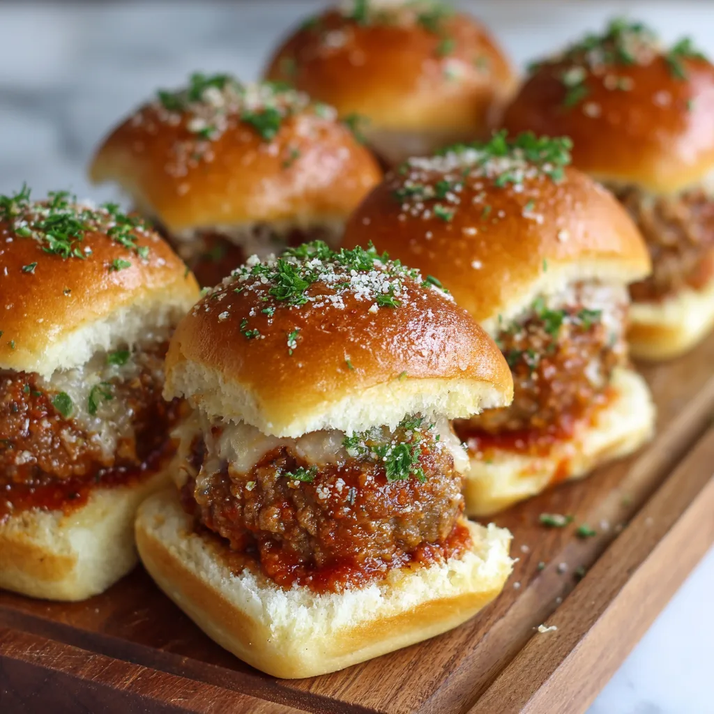Mini Meatball Sliders