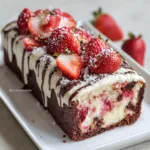 Strawberry Cream Cheese Earthquake Cake β Moist Strawberry Chocolate Cake Recipe