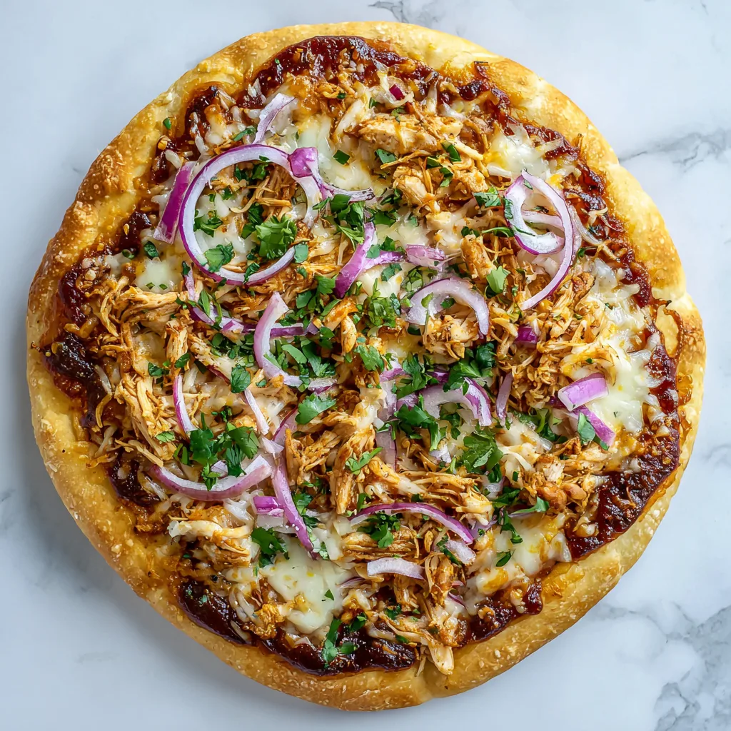 Air Fryer BBQ Chicken Pizza – Quick & Easy Dinner Recipe
