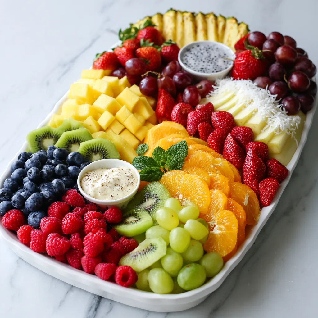 Beautiful Fruit Platter Ideas (Easy Party Food & Healthy Snack Board)