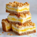 Lemon Cheesecake Crumb Bars – Easy Creamy Dessert Recipe