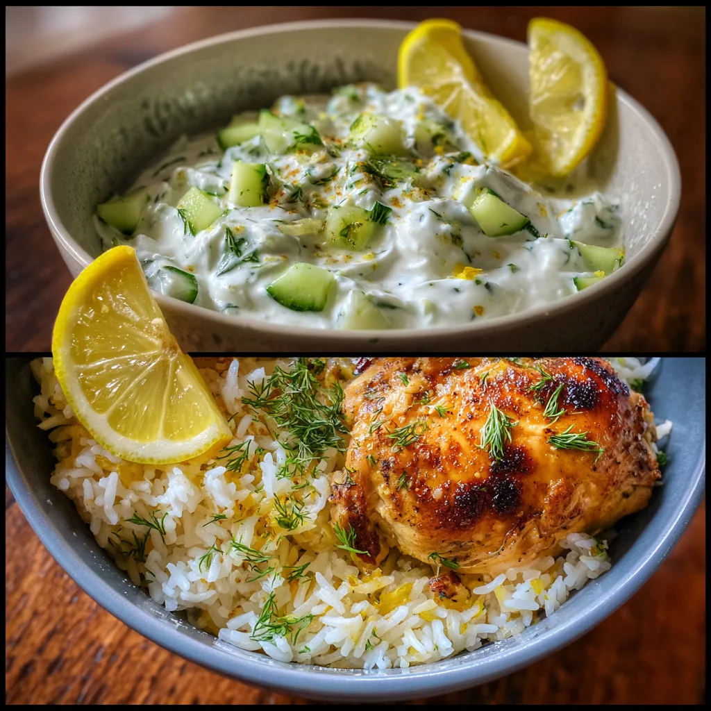 Chicken Tzatziki with Rice