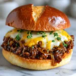 French Onion Beef Sloppy Joes (Easy Ground Beef Lunch Recipe)