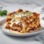 Crockpot Ground Beef Lasagna