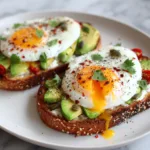 High-Protein Egg and Avocado Breakfast Toast (Healthy Protein Breakfast Idea)