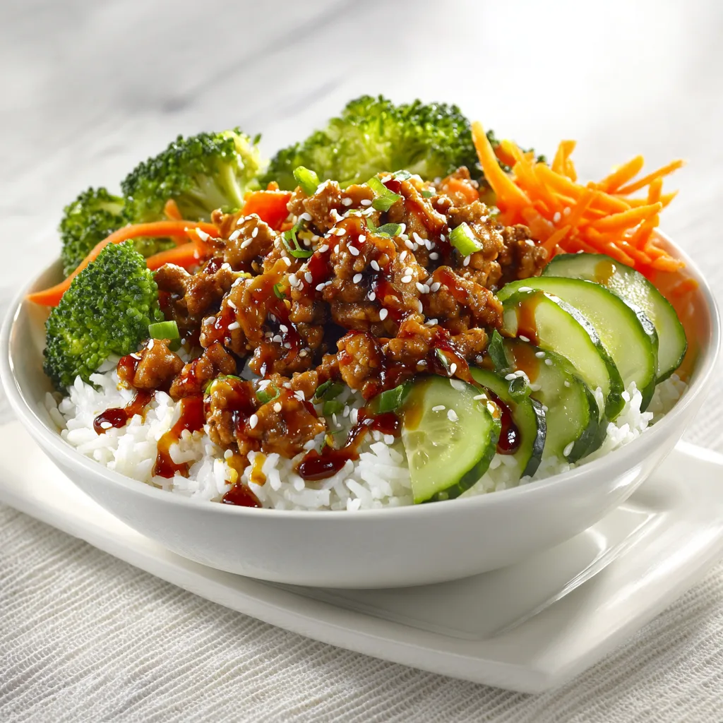 Teriyaki Turkey Rice Bowl – Healthy Sweet and Savory Dinner Recipe