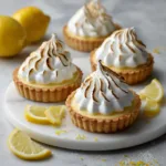 Mini Lemon Tart with Meringue - Elegant Bite-Sized Dessert for Spring Parties