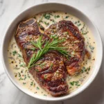 Garlic Butter Steak with Parmesan Cream Sauce β Restaurant Style Dinner