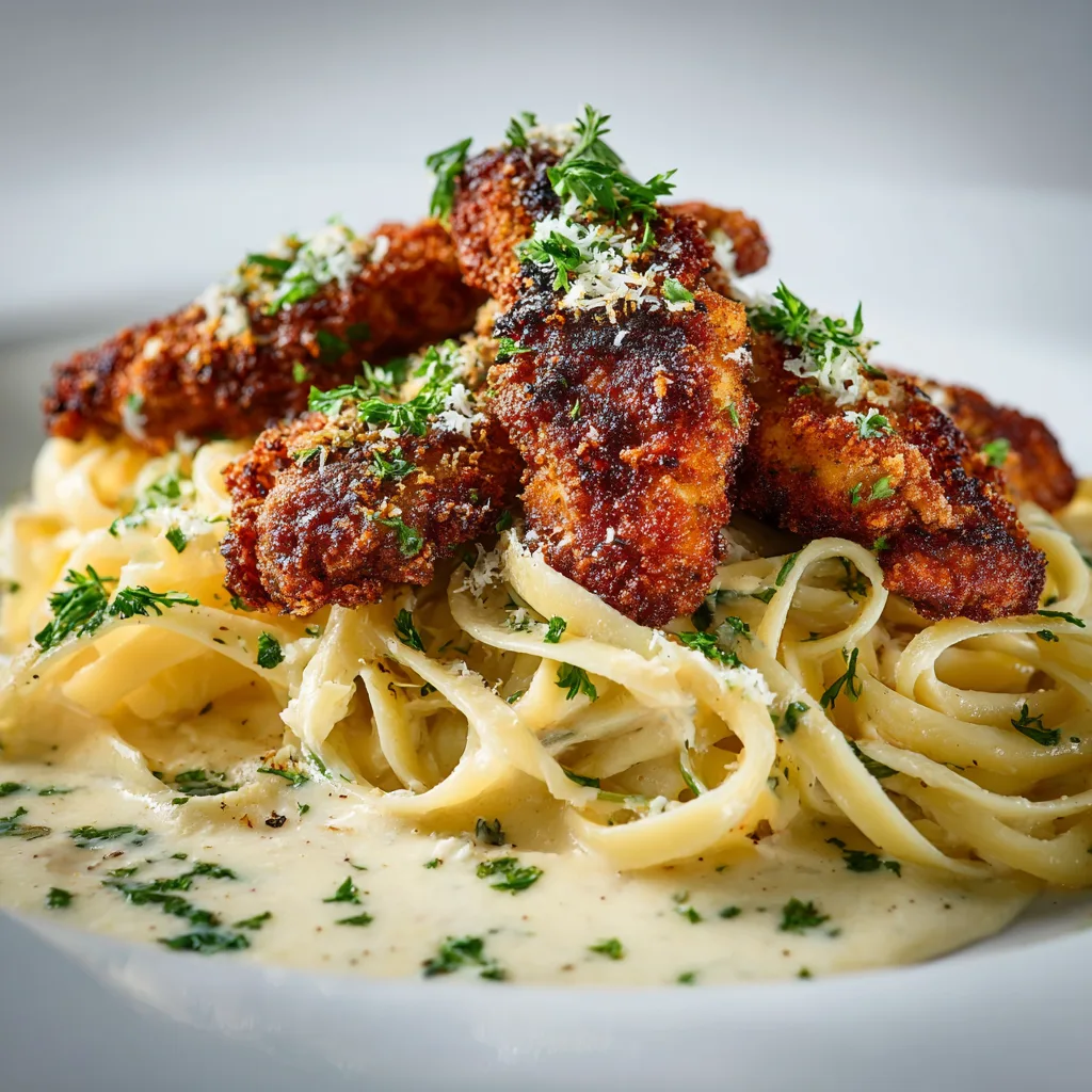 Tuscan Chicken Tenders with Garlic Cream Sauce – Easy Skillet Dinner