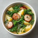 Healthy Dinner Ideas: Sausage Kale and Potato Soup Cozy Bowl Recipe