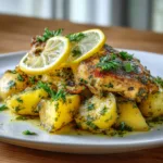 Classic Crockpot Lemon Herb Chicken and Potatoes – Easy Slow Cooker Comfort Meal
