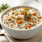 Traditional Crockpot Chicken and Wild Rice Soup – Hearty Slow Cooker Comfort Recipe