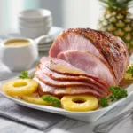 Timeless Slow Cooker Spiral Ham with Brown Sugar and Pineapple – Classic Sweet Glazed Ham Recipe
