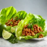 Easy Turkey Lettuce Wraps with Fresh Lime Juice - Healthy Lunch Recipe