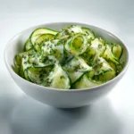 Simple Cucumber Chives Green Goddess Salad Recipe