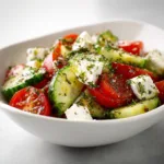 Mediterranean Cucumber Tomato Salad Recipe – Fresh Traditional Healthy Side