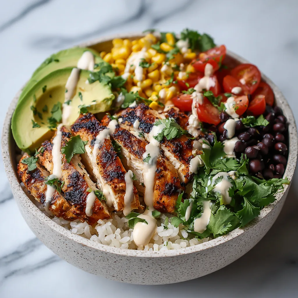 Spicy Chipotle Chicken Rice Bowls (High Protein Meal Prep Idea)
