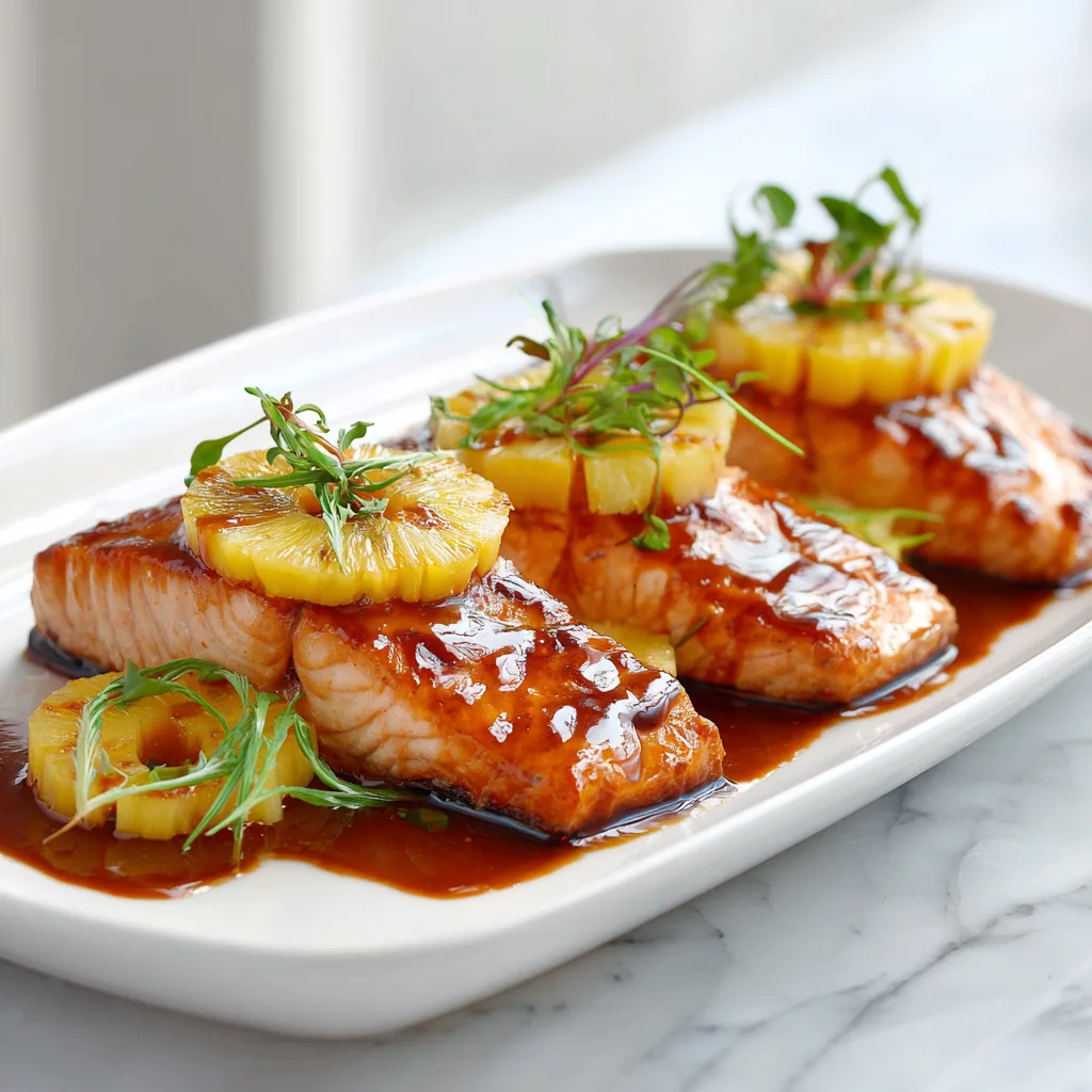 Pineapple Glazed Salmon Recipe – Quick Healthy Dinner Idea