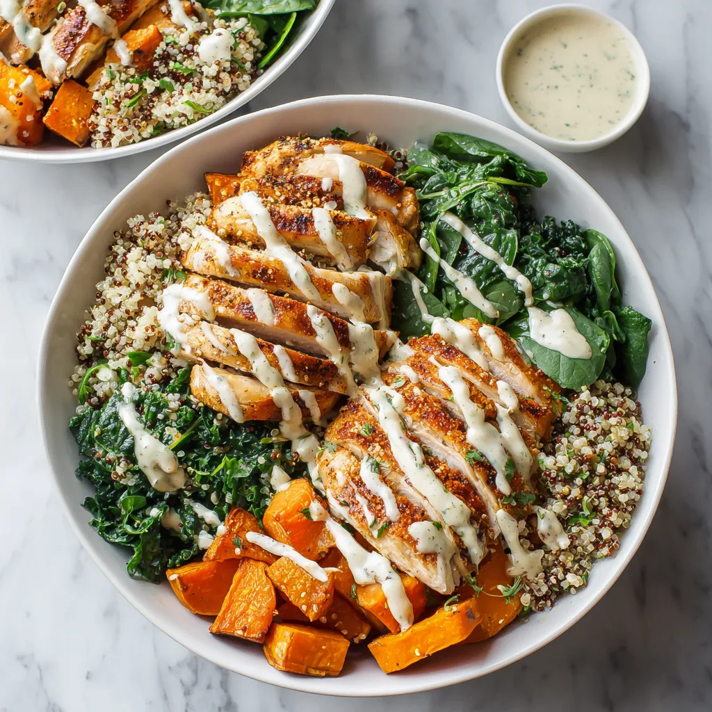 Healthy Chicken Sweet Potato Bowls – High Protein Meal Prep Dinner