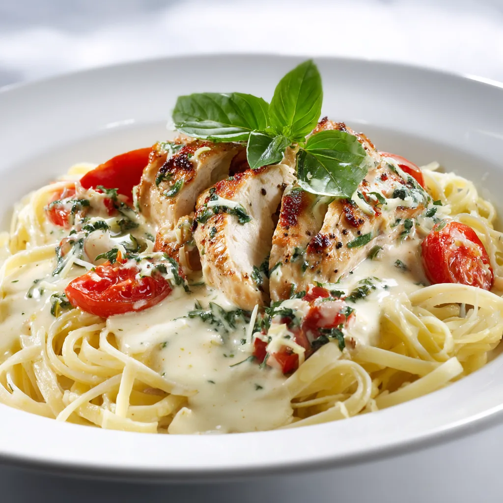 Creamy Tomato Basil Crockpot Chicken (Easy Summer Dinner Recipe)