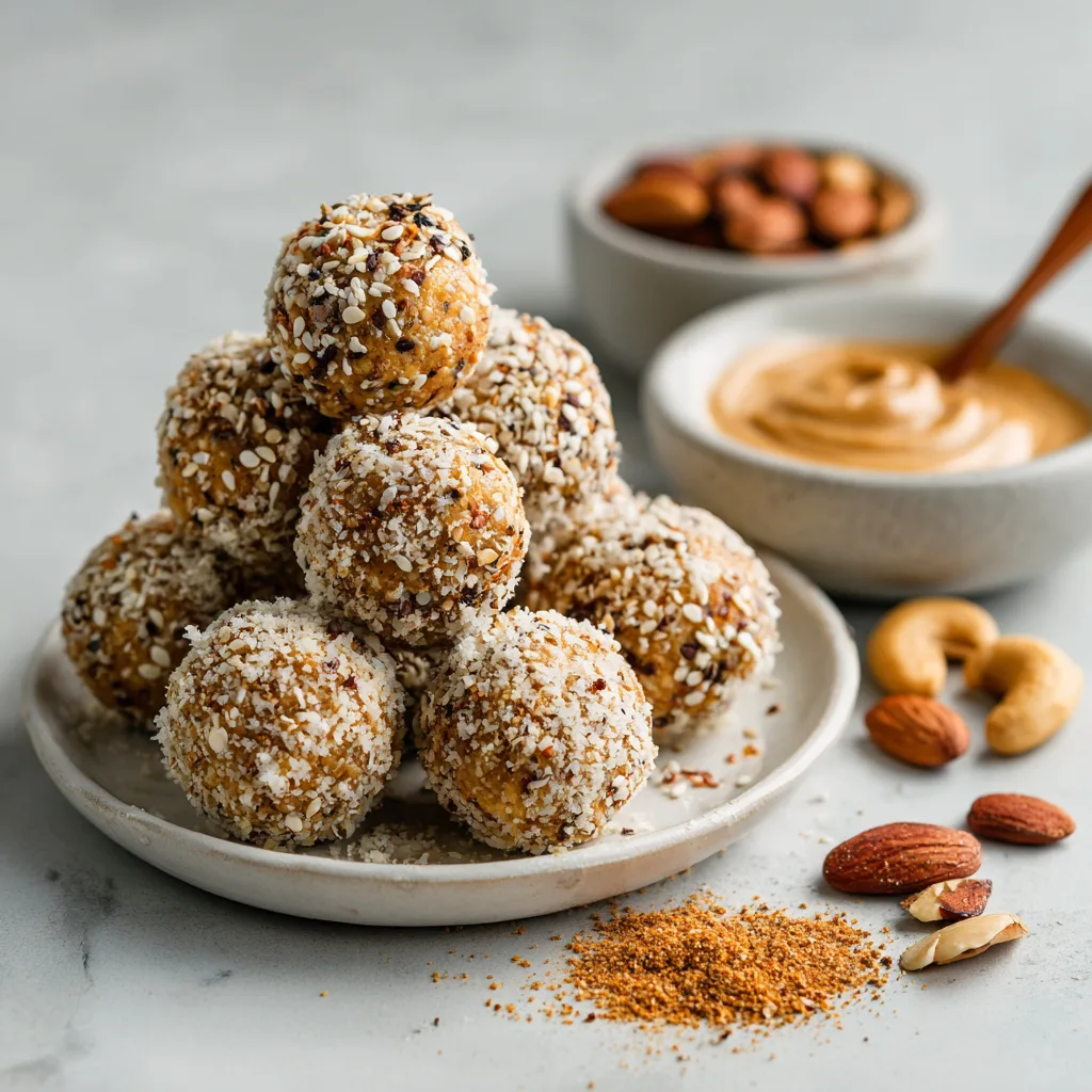Peanut Butter Protein Balls with Flaxseed: High Fiber Snack Recipe