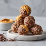 4 Ingredient Peanut Butter Protein Balls - Quick & Easy Snack Recipe