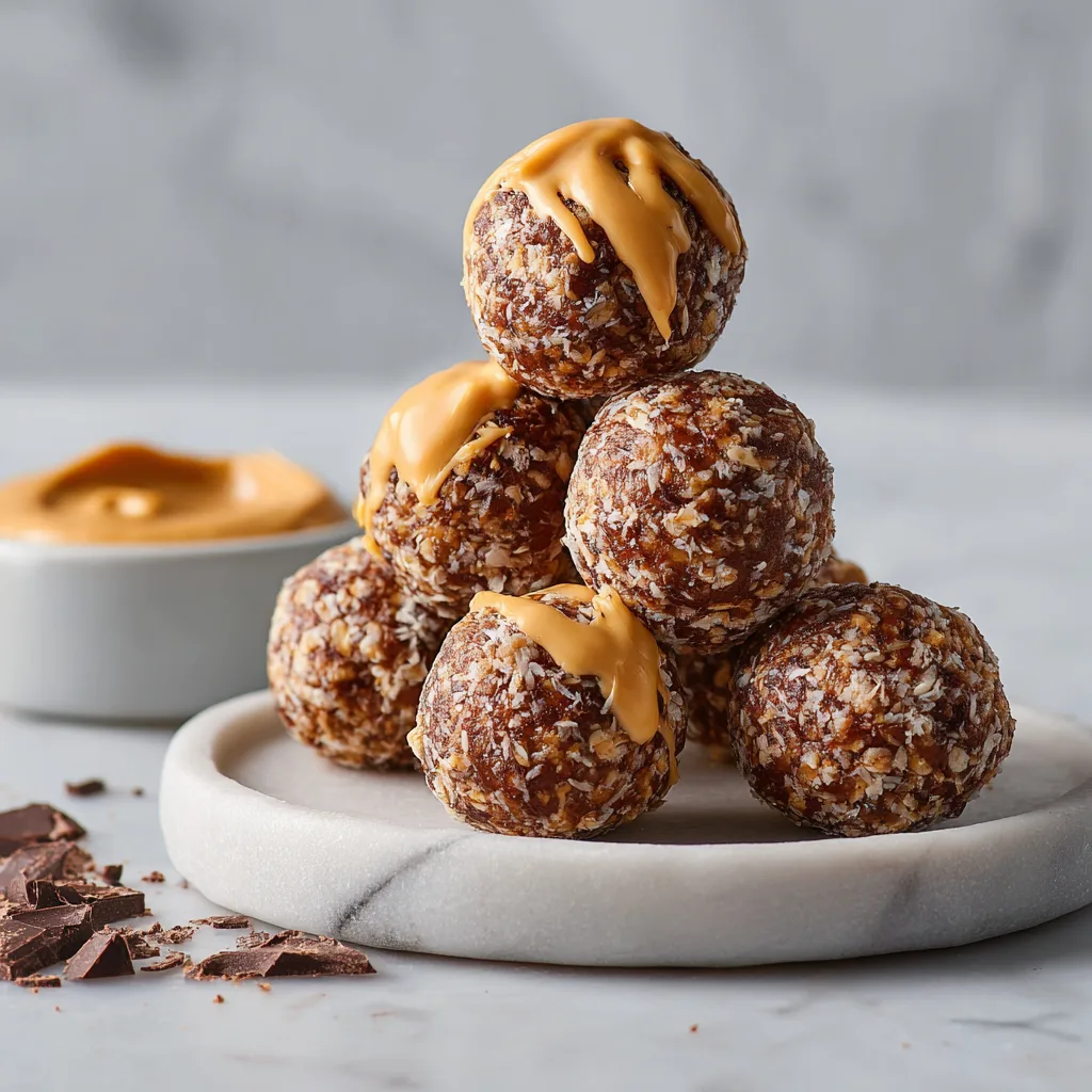 4 Ingredient Peanut Butter Protein Balls - Quick & Easy Snack Recipe