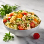 High Protein Turkey Pasta Salad - Lean Protein Healthy Recipe