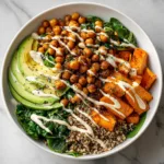 Chickpea and Sweet Potato Bowl – Easy Healthy Vegan Meal Prep Bowl