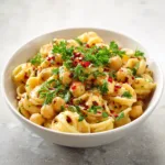 Chickpea Pasta with Garlic Sauce – Easy Healthy High-Protein Vegan Dinner