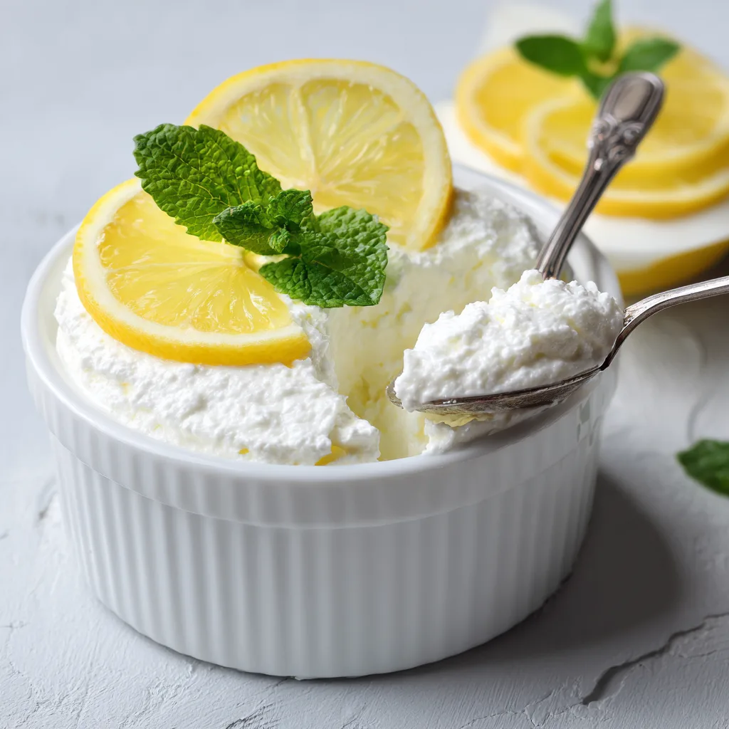 Lemon Cheesecake Cottage Cheese Mousse Recipe for Creamy Protein Treats