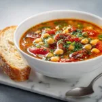 Easy Chickpea Soup Recipe – Healthy One-Pot Vegan Comfort Food