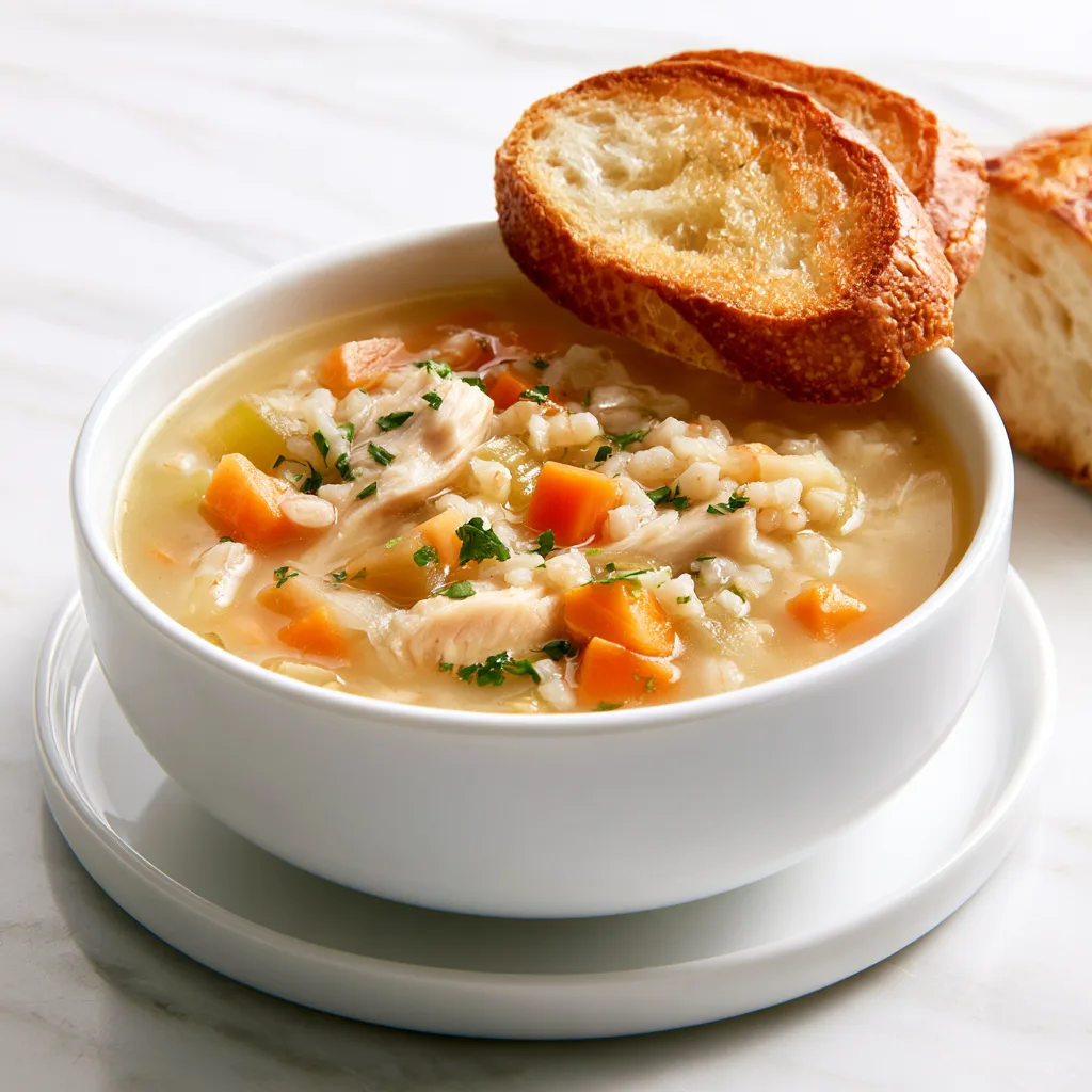 Slow Cooker Chicken Barley Soup – Cozy Fall Comfort Food